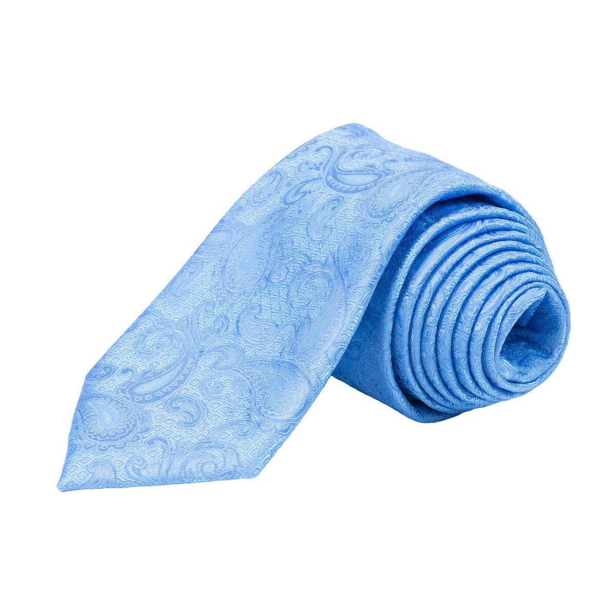Silk Tie Set With Pocket Square